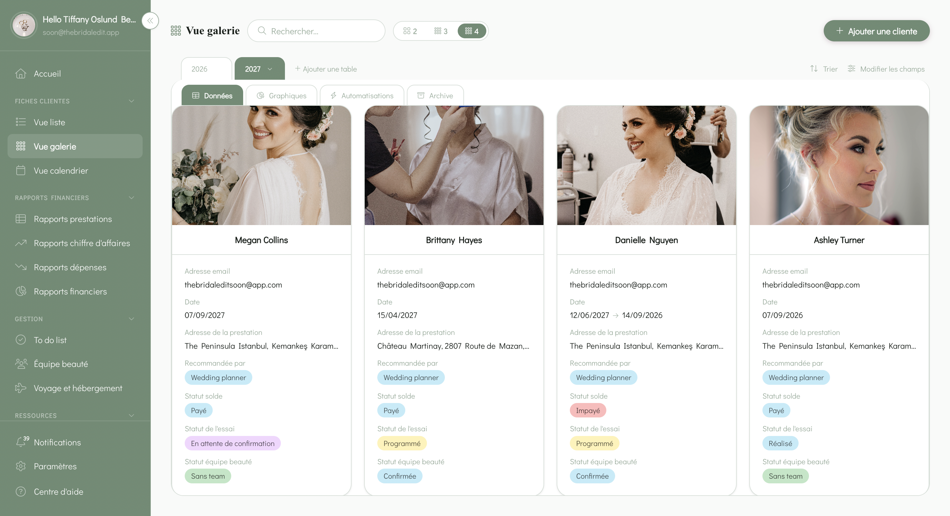 The Bridal Edit — thème azur